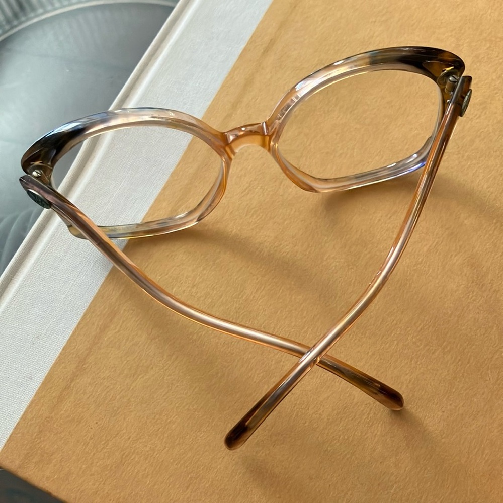 Vintage 70s 80s DVF Gradient Brown Glasses eyeglasses frames - Picture 8 of 16